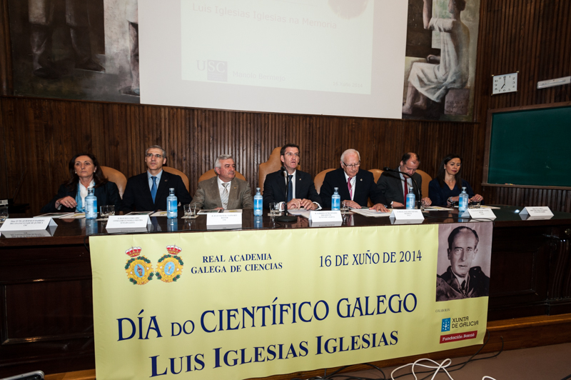 Celebración do día do Científico Galego 2014. Luis Iglesias Iglesias