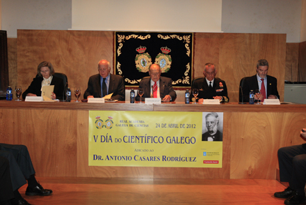 Celebración do Día do Científico Galego 2012. Dr. Antonio Casares Rodríguez