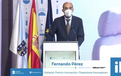 Galardón para o académico Fernando Pérez pola súa traxectoria innovadora nos II Premios Galicia Innovación e Deseño da Xunta de Galicia