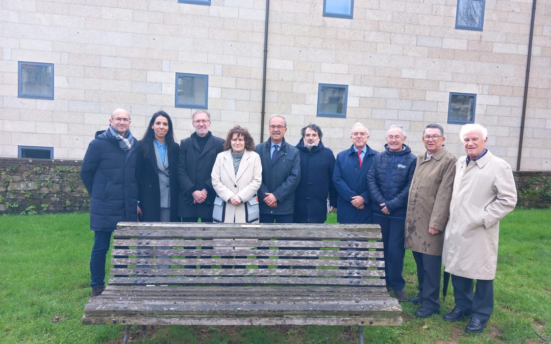 Colócase unha placa homenaxe a Manuel Colmeiro, “Científico Galego do Ano 2023”, no compostelán Parque das Ciencias